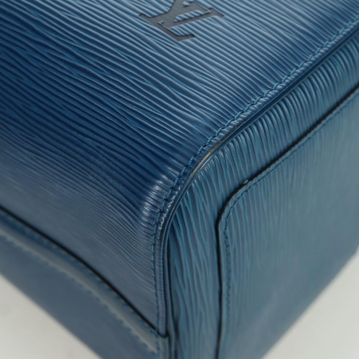 LOUIS VUITTON Epi Speedy 30 Hand Bag Toledo Blue M43005 LV Auth 172778V