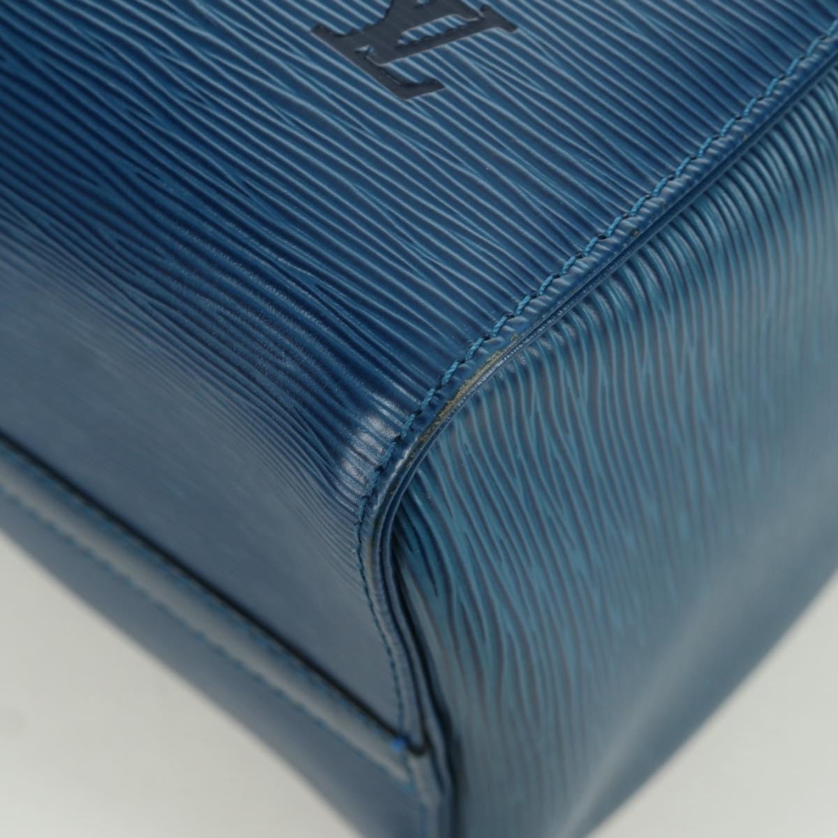 LOUIS VUITTON Epi Speedy 30 Hand Bag Toledo Blue M43005 LV Auth 172778V