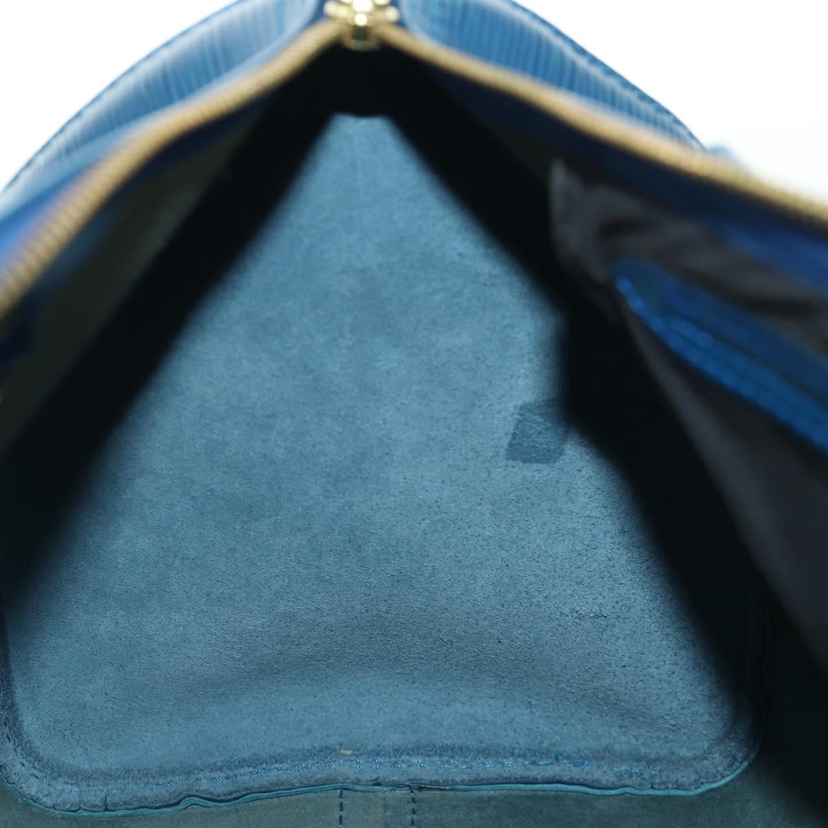 LOUIS VUITTON Epi Speedy 30 Hand Bag Toledo Blue M43005 LV Auth 172778V