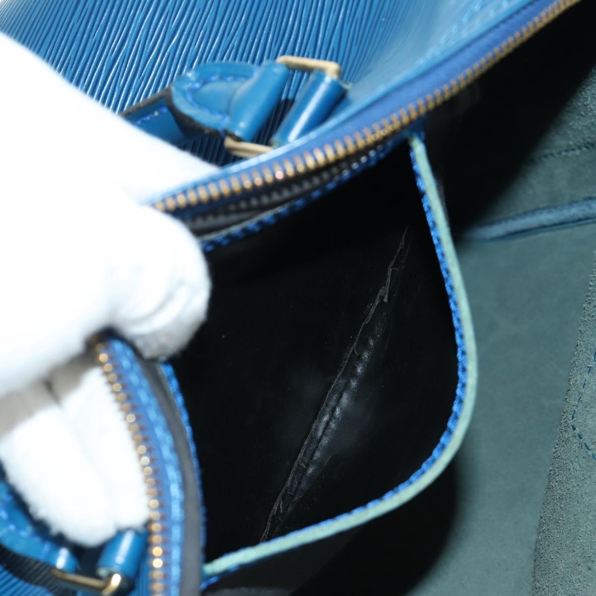 LOUIS VUITTON Epi Speedy 30 Hand Bag Toledo Blue M43005 LV Auth 172778V