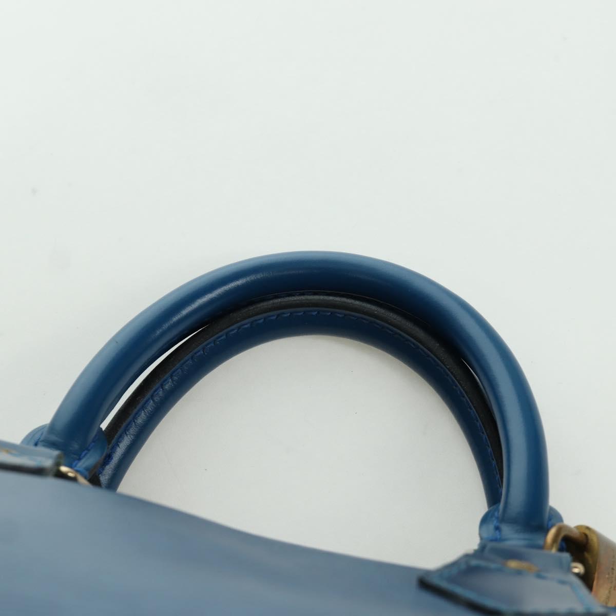 LOUIS VUITTON Epi Speedy 30 Hand Bag Toledo Blue M43005 LV Auth 172778V
