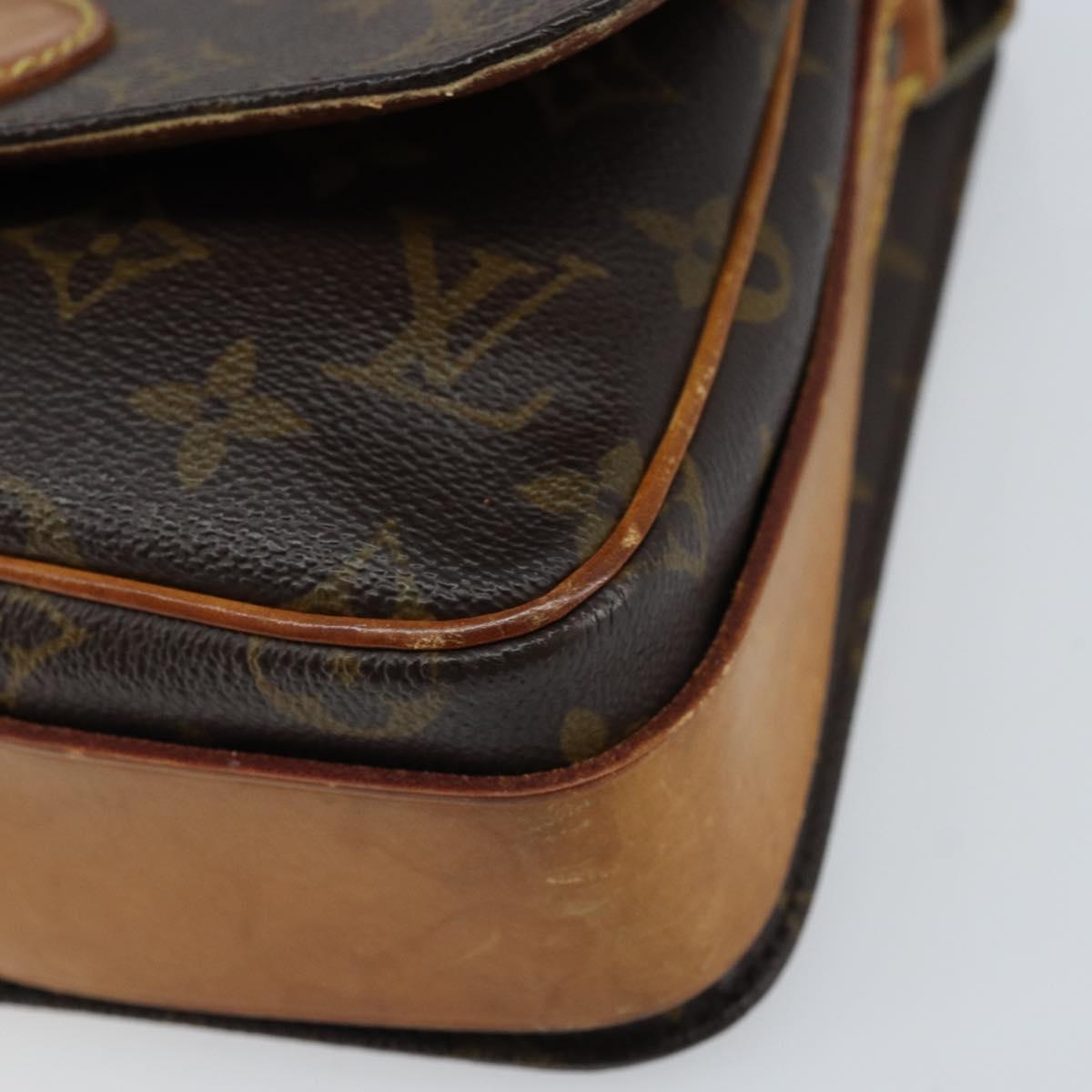 LOUIS VUITTON Monogram Cartouchiere MM Shoulder Bag M51253 LV Auth 172795