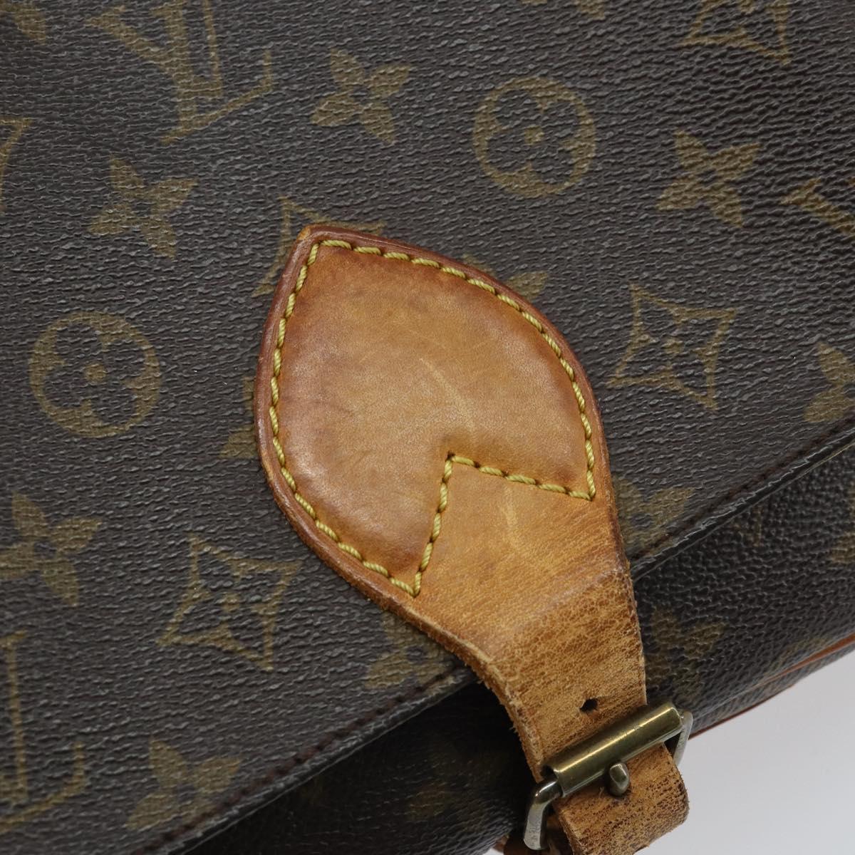 LOUIS VUITTON Monogram Cartouchiere MM Shoulder Bag M51253 LV Auth 172795
