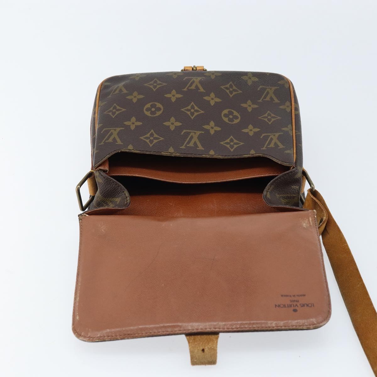 LOUIS VUITTON Monogram Cartouchiere MM Shoulder Bag M51253 LV Auth 172795