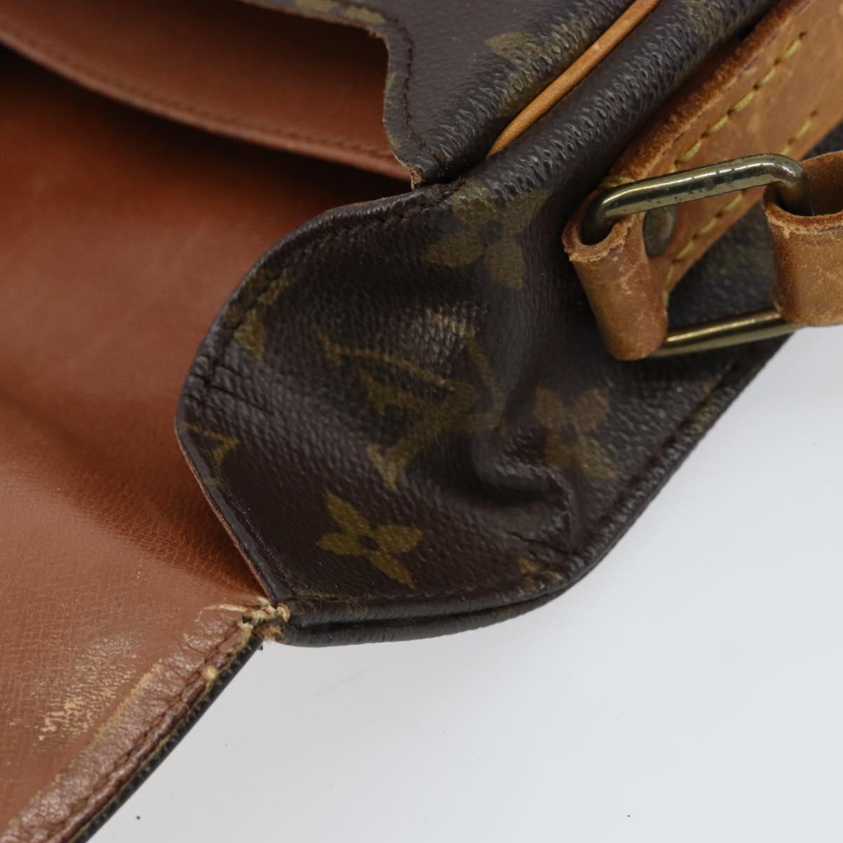 LOUIS VUITTON Monogram Cartouchiere MM Shoulder Bag M51253 LV Auth 172795