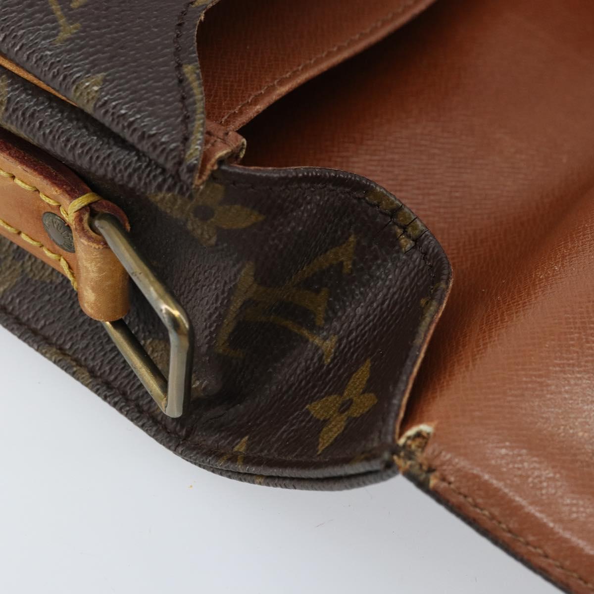 LOUIS VUITTON Monogram Cartouchiere MM Shoulder Bag M51253 LV Auth 172795