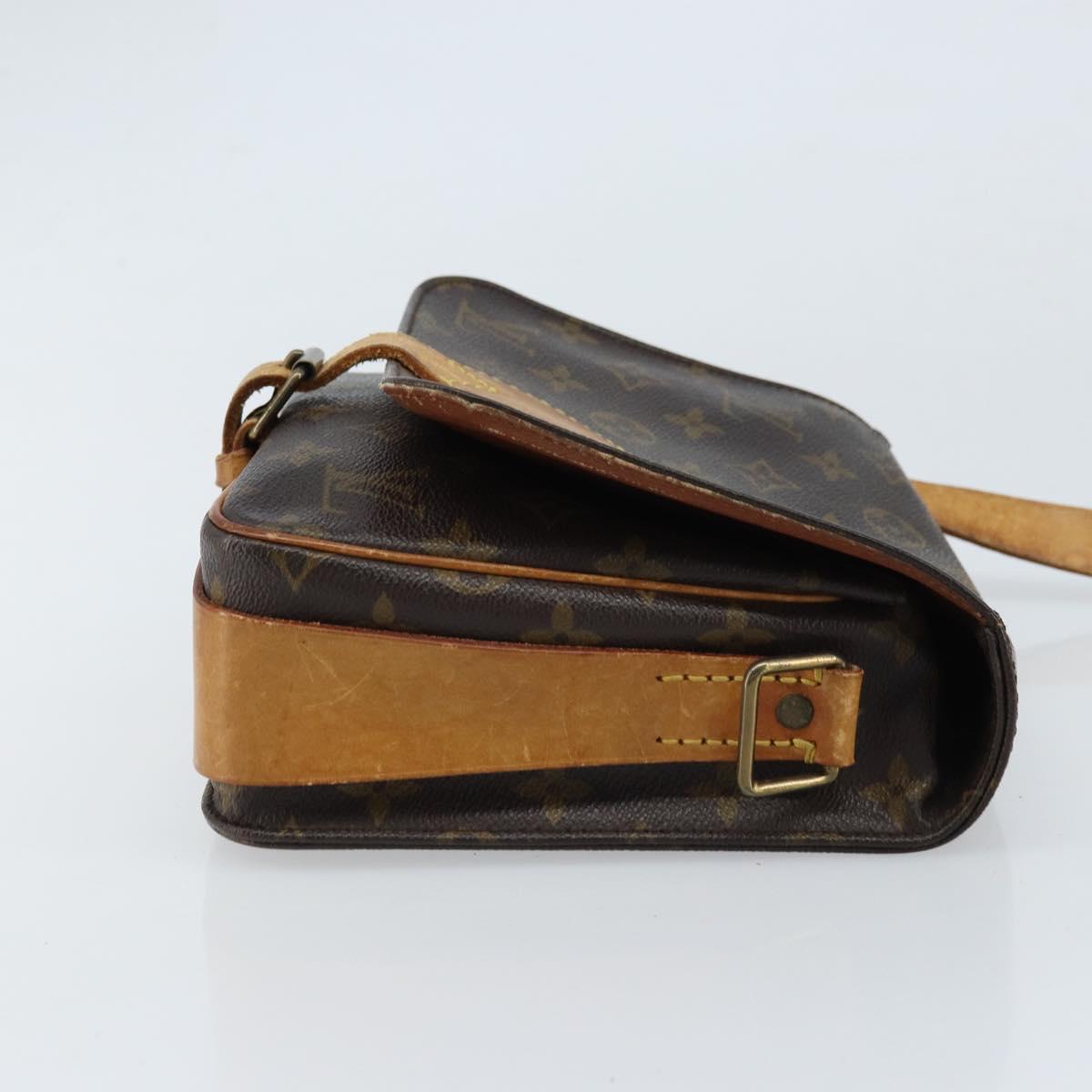 LOUIS VUITTON Monogram Cartouchiere MM Shoulder Bag M51253 LV Auth 172795