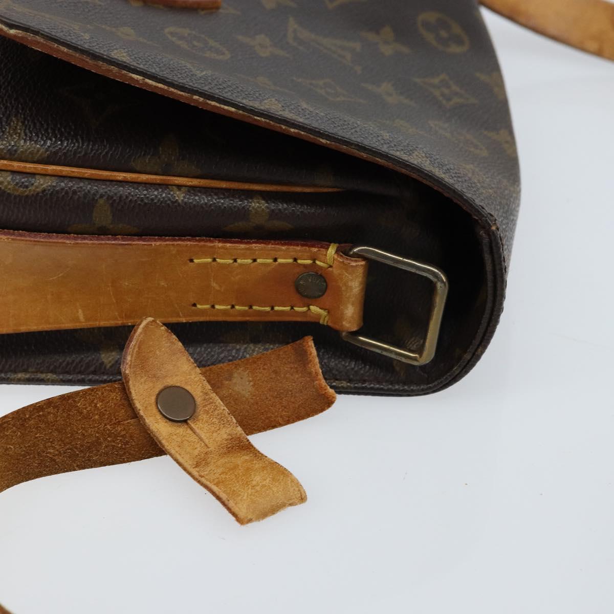 LOUIS VUITTON Monogram Cartouchiere MM Shoulder Bag M51253 LV Auth 172795
