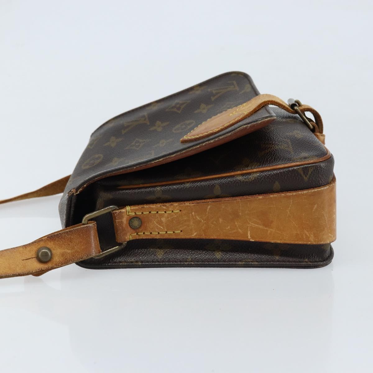 LOUIS VUITTON Monogram Cartouchiere MM Shoulder Bag M51253 LV Auth 172795