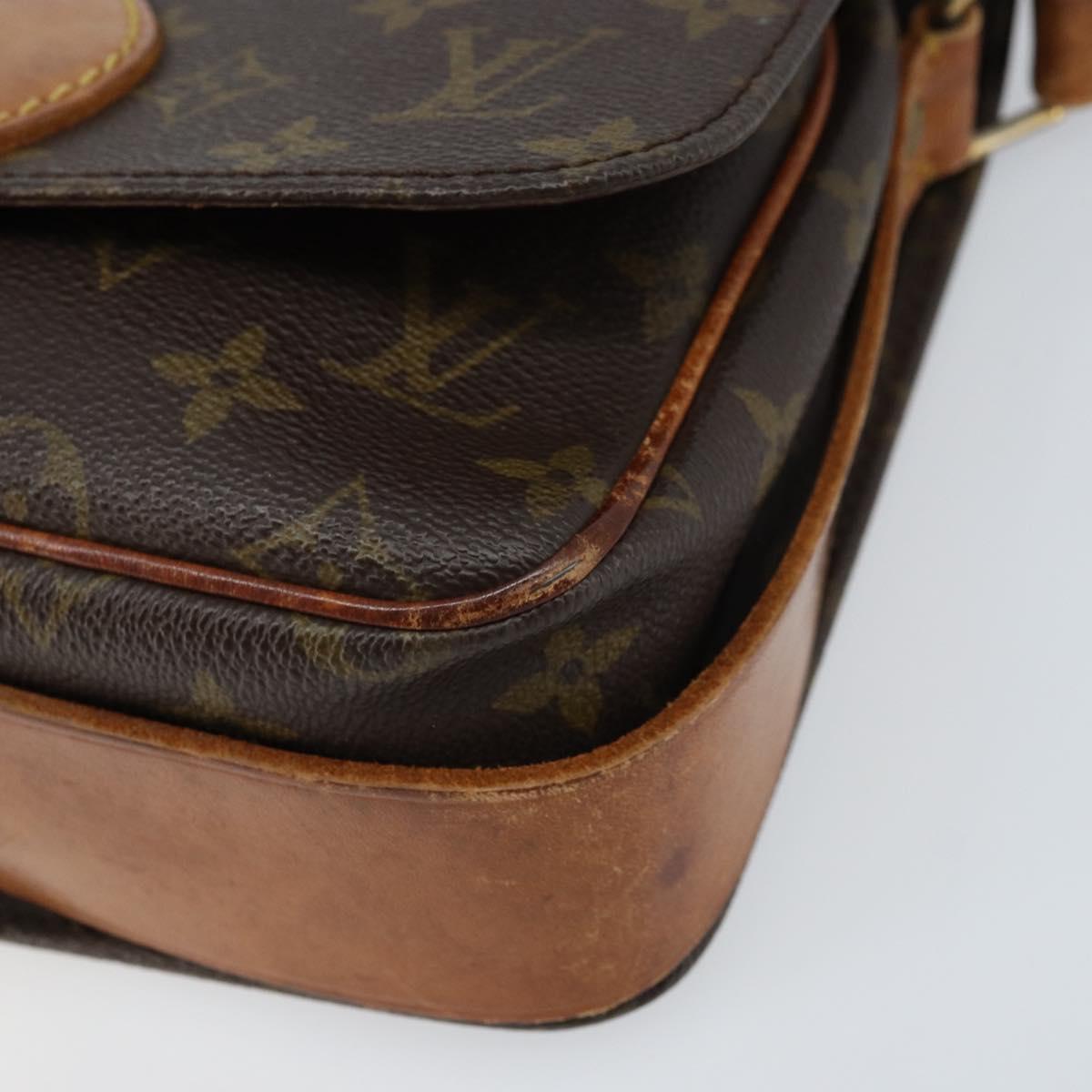 LOUIS VUITTON Monogram Cartouchiere MM Shoulder Bag M51253 LV Auth 172797