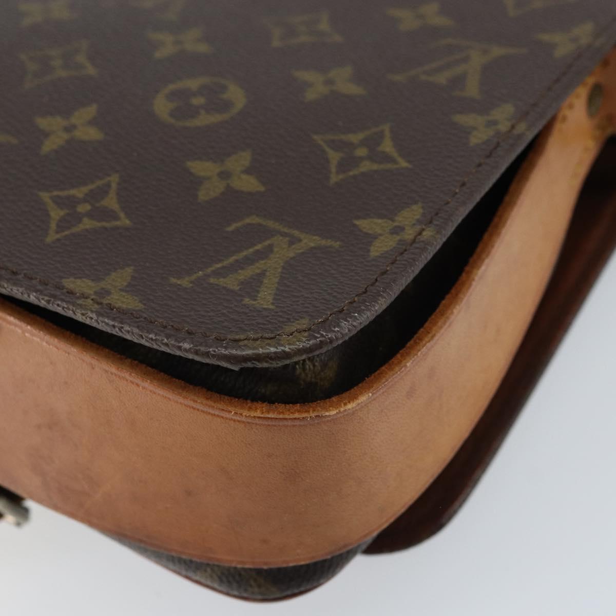 LOUIS VUITTON Monogram Cartouchiere MM Shoulder Bag M51253 LV Auth 172797
