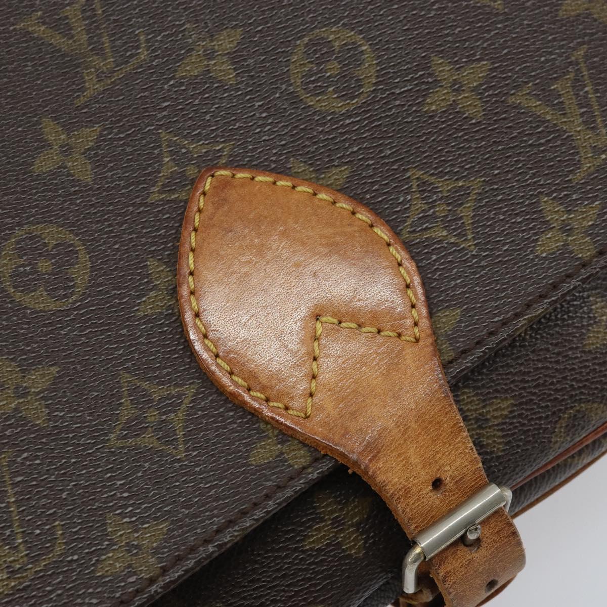 LOUIS VUITTON Monogram Cartouchiere MM Shoulder Bag M51253 LV Auth 172797