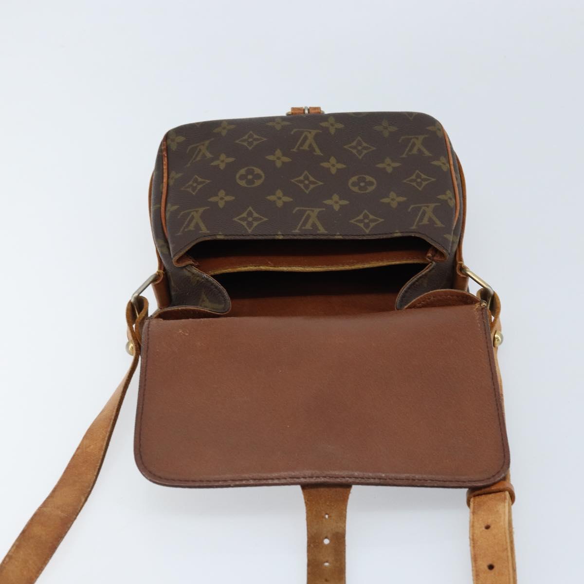 LOUIS VUITTON Monogram Cartouchiere MM Shoulder Bag M51253 LV Auth 172797