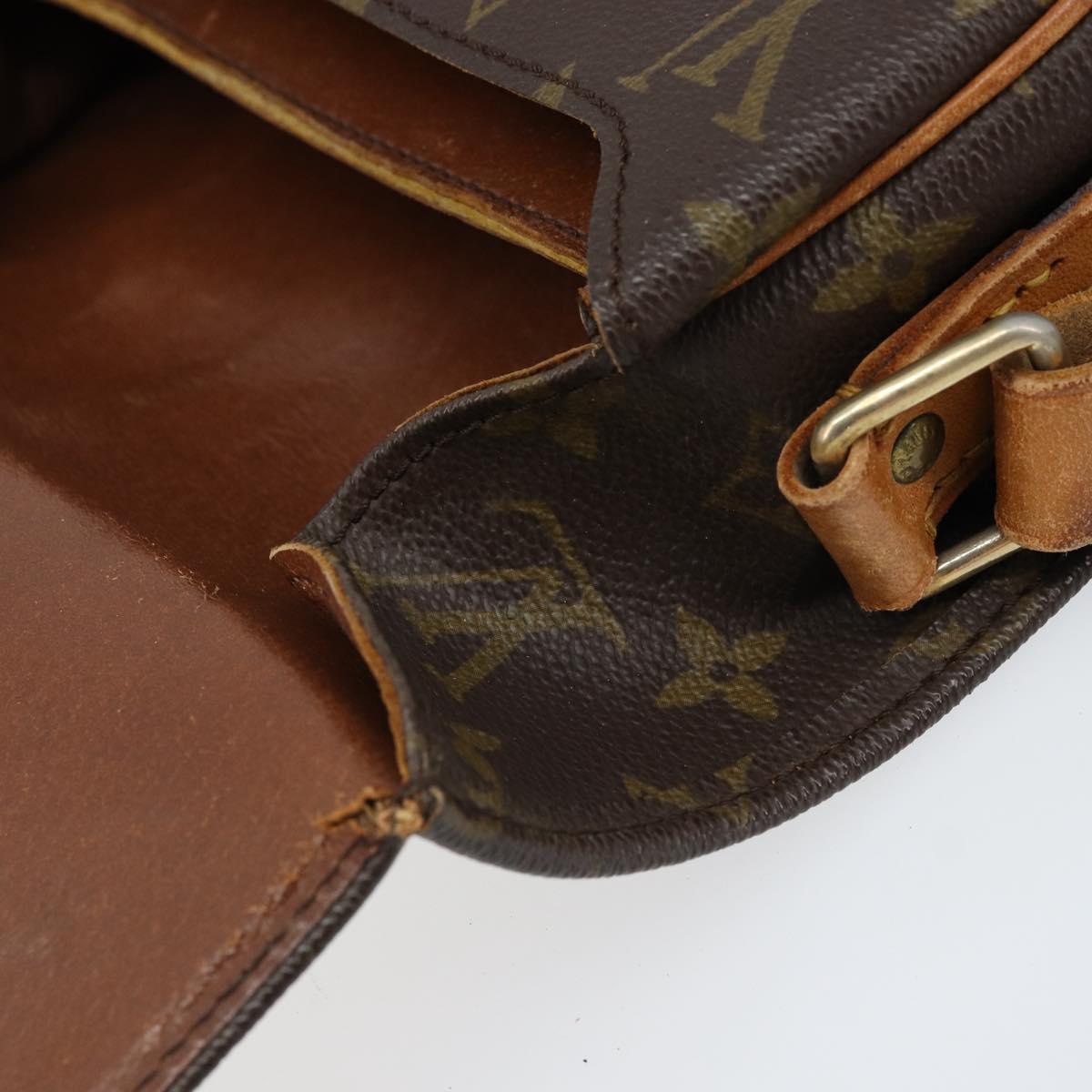 LOUIS VUITTON Monogram Cartouchiere MM Shoulder Bag M51253 LV Auth 172797