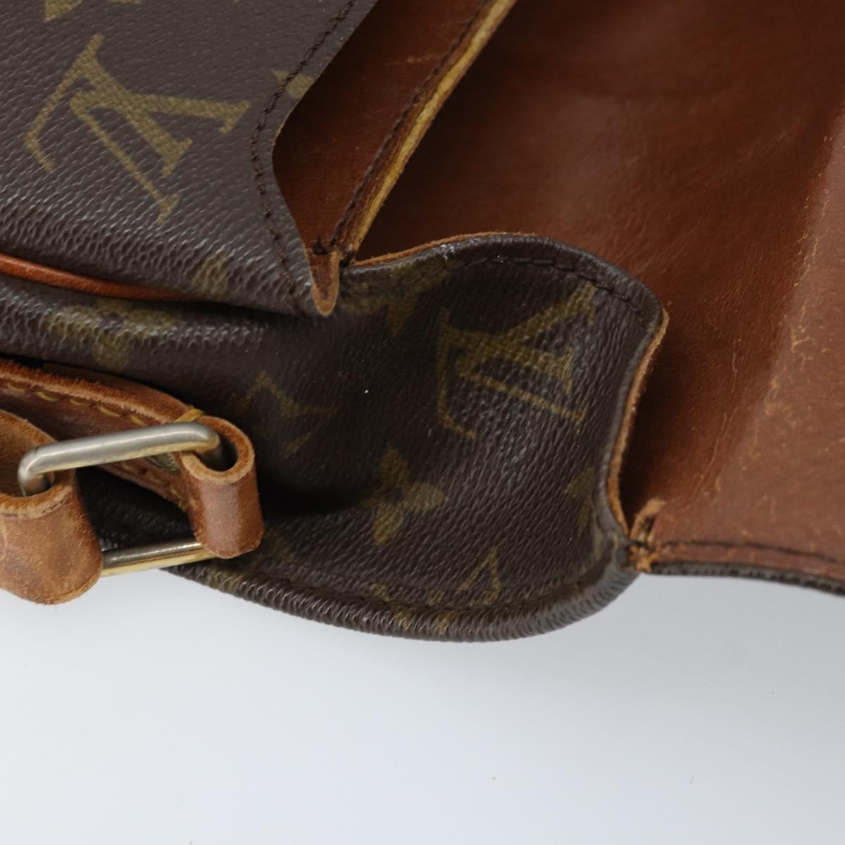 LOUIS VUITTON Monogram Cartouchiere MM Shoulder Bag M51253 LV Auth 172797