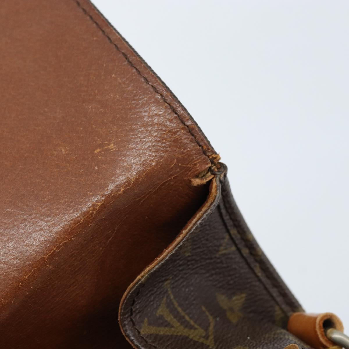 LOUIS VUITTON Monogram Cartouchiere MM Shoulder Bag M51253 LV Auth 172797
