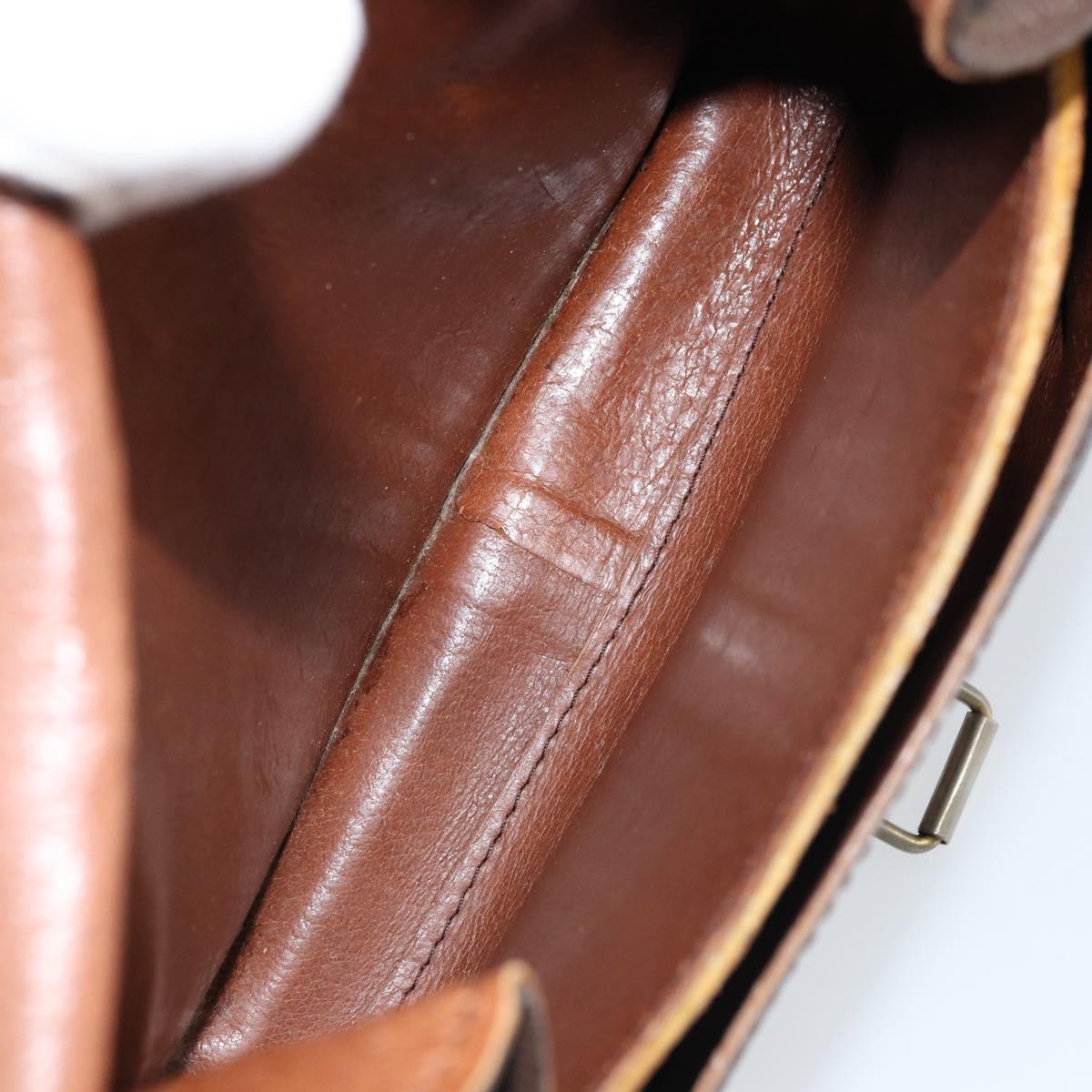 LOUIS VUITTON Monogram Cartouchiere MM Shoulder Bag M51253 LV Auth 172797