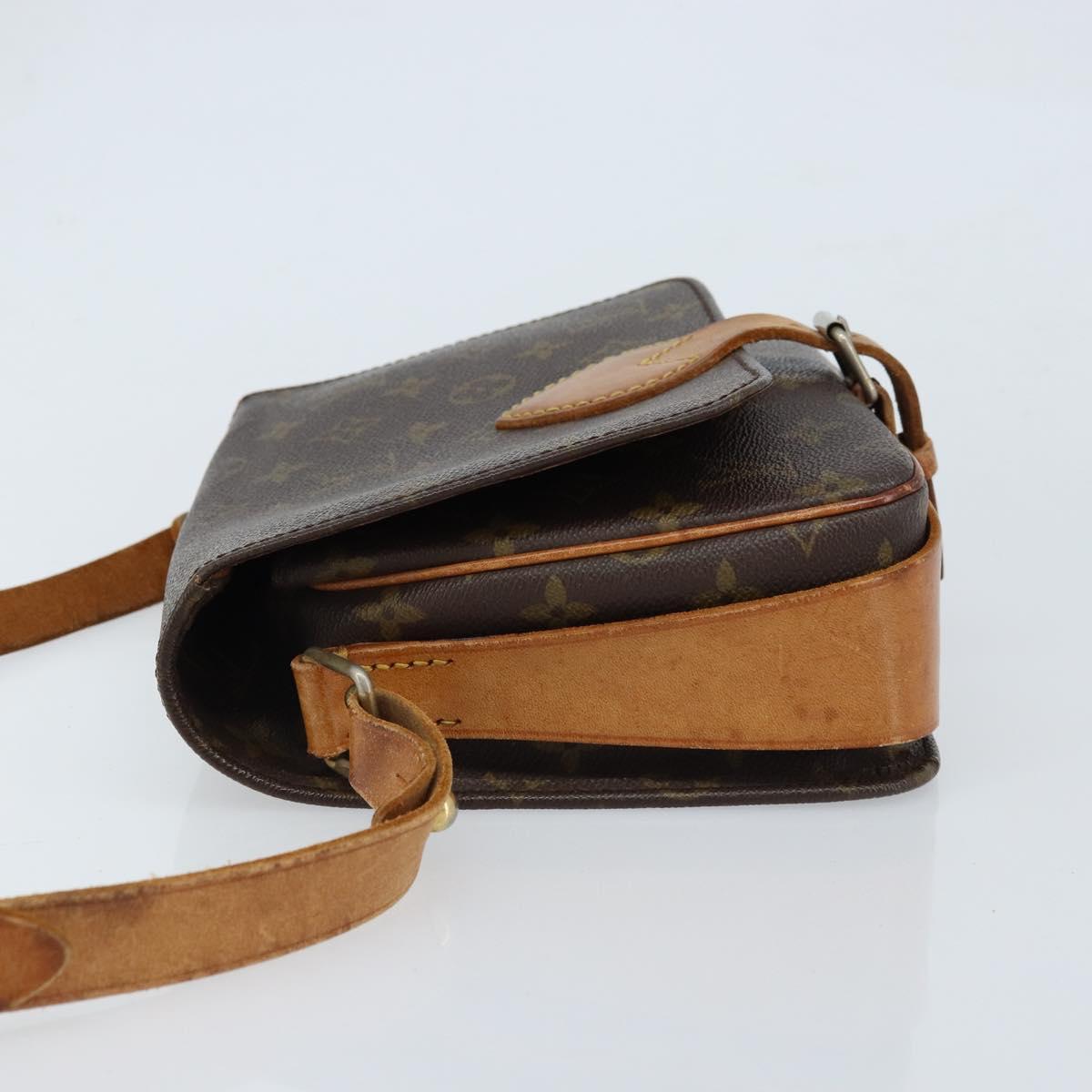 LOUIS VUITTON Monogram Cartouchiere MM Shoulder Bag M51253 LV Auth 172797