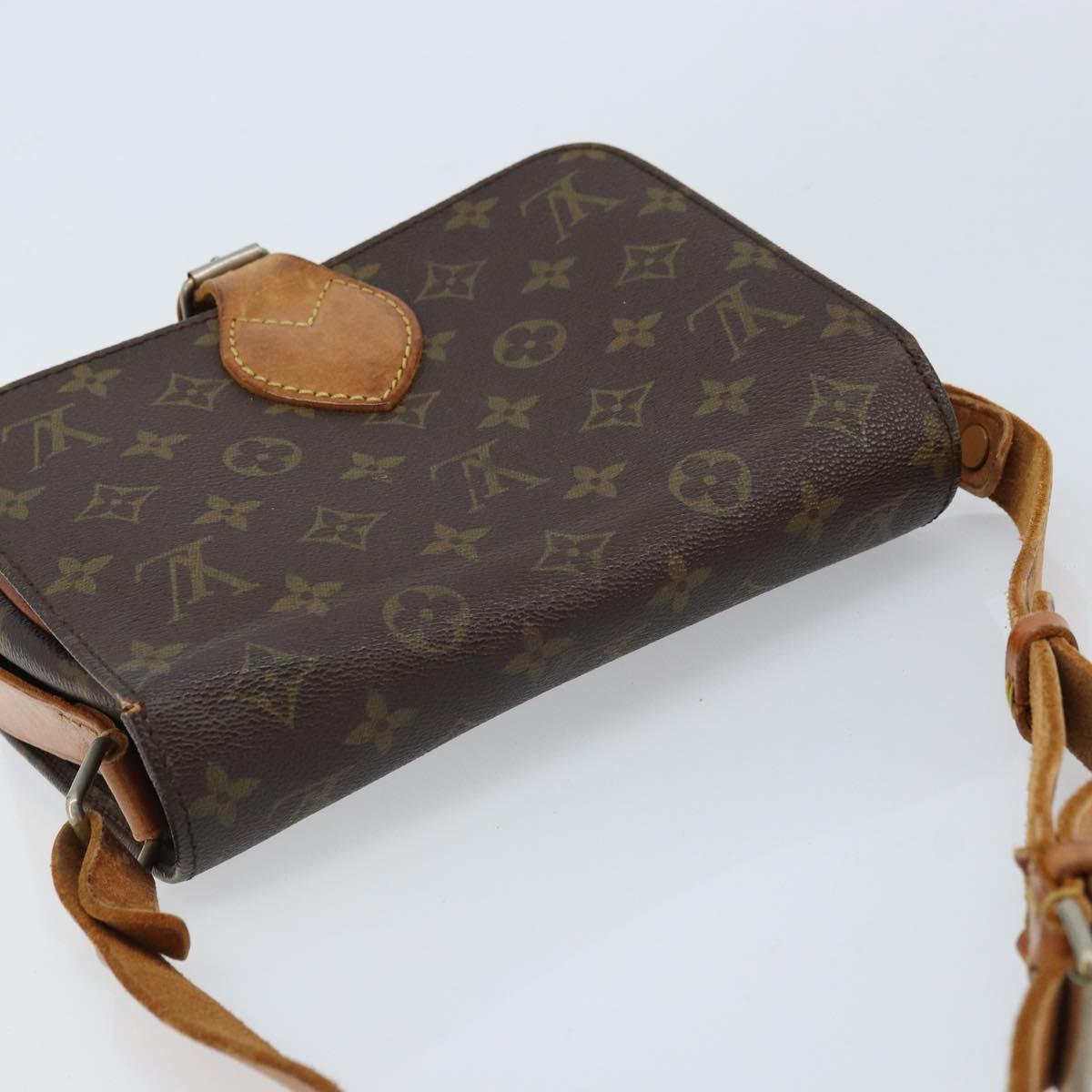 LOUIS VUITTON Monogram Cartouchiere MM Shoulder Bag M51253 LV Auth 172797