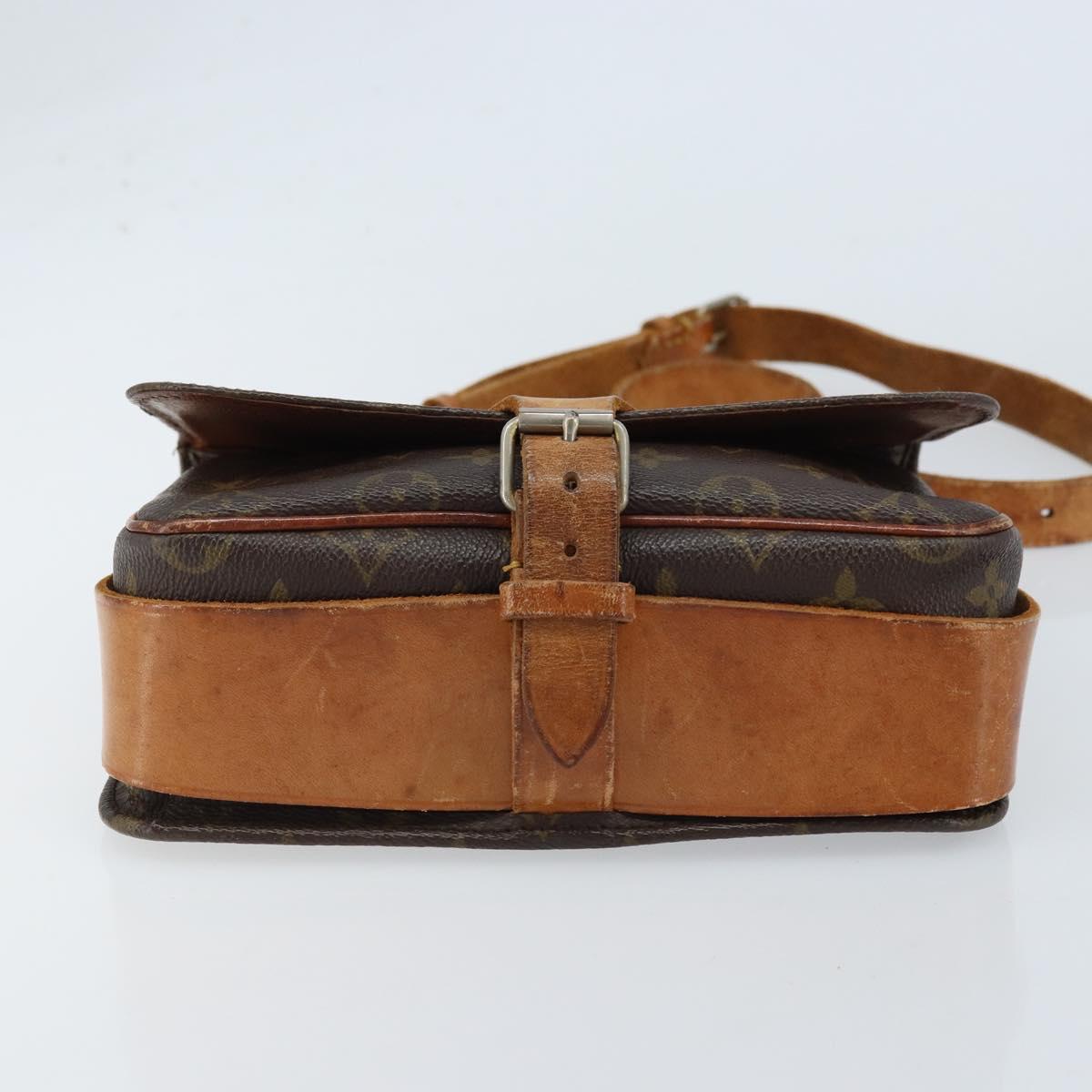 LOUIS VUITTON Monogram Cartouchiere MM Shoulder Bag M51253 LV Auth 172797