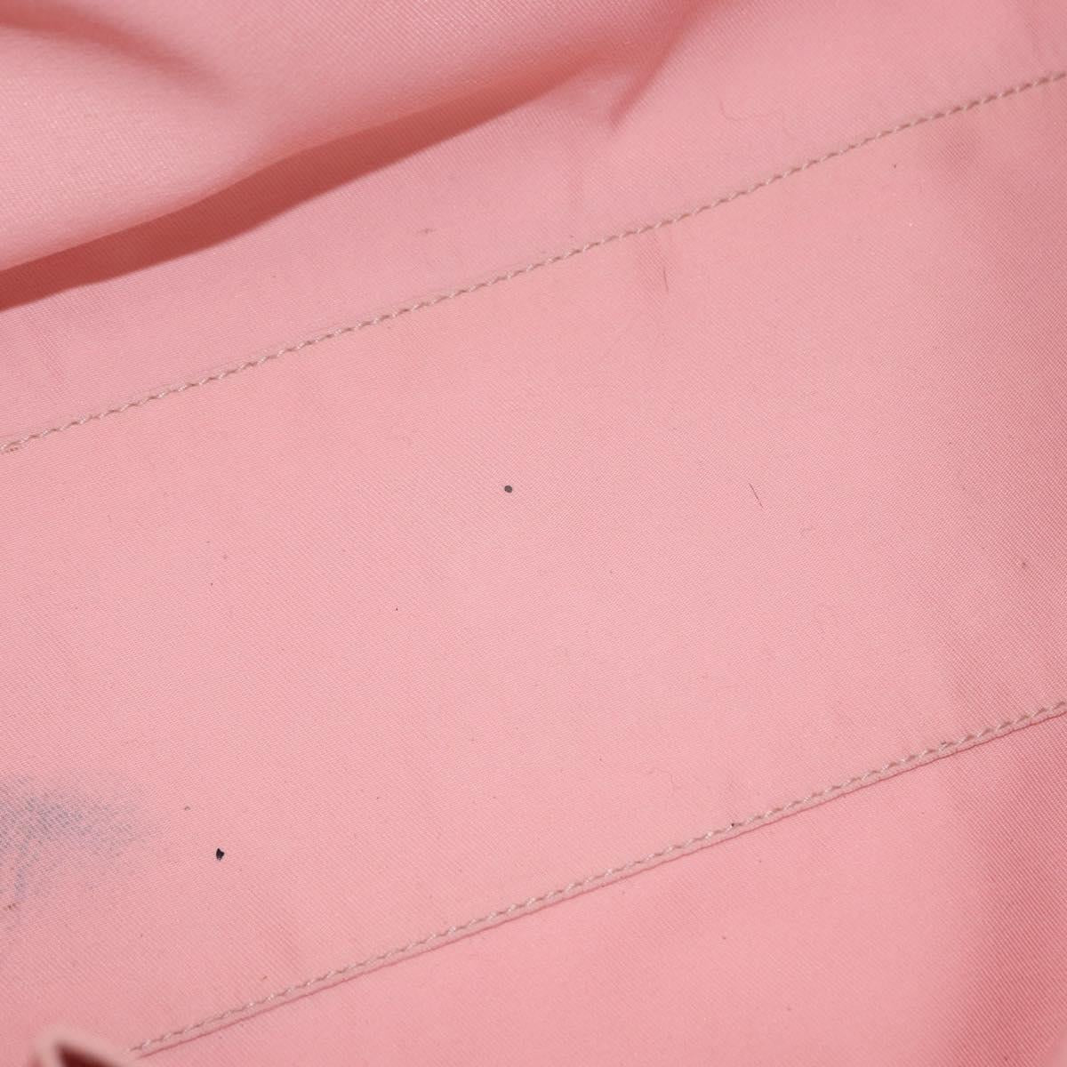 GUCCI GG Canvas Sherry Line Tote Bag Pink Silver 145758 Auth 172816