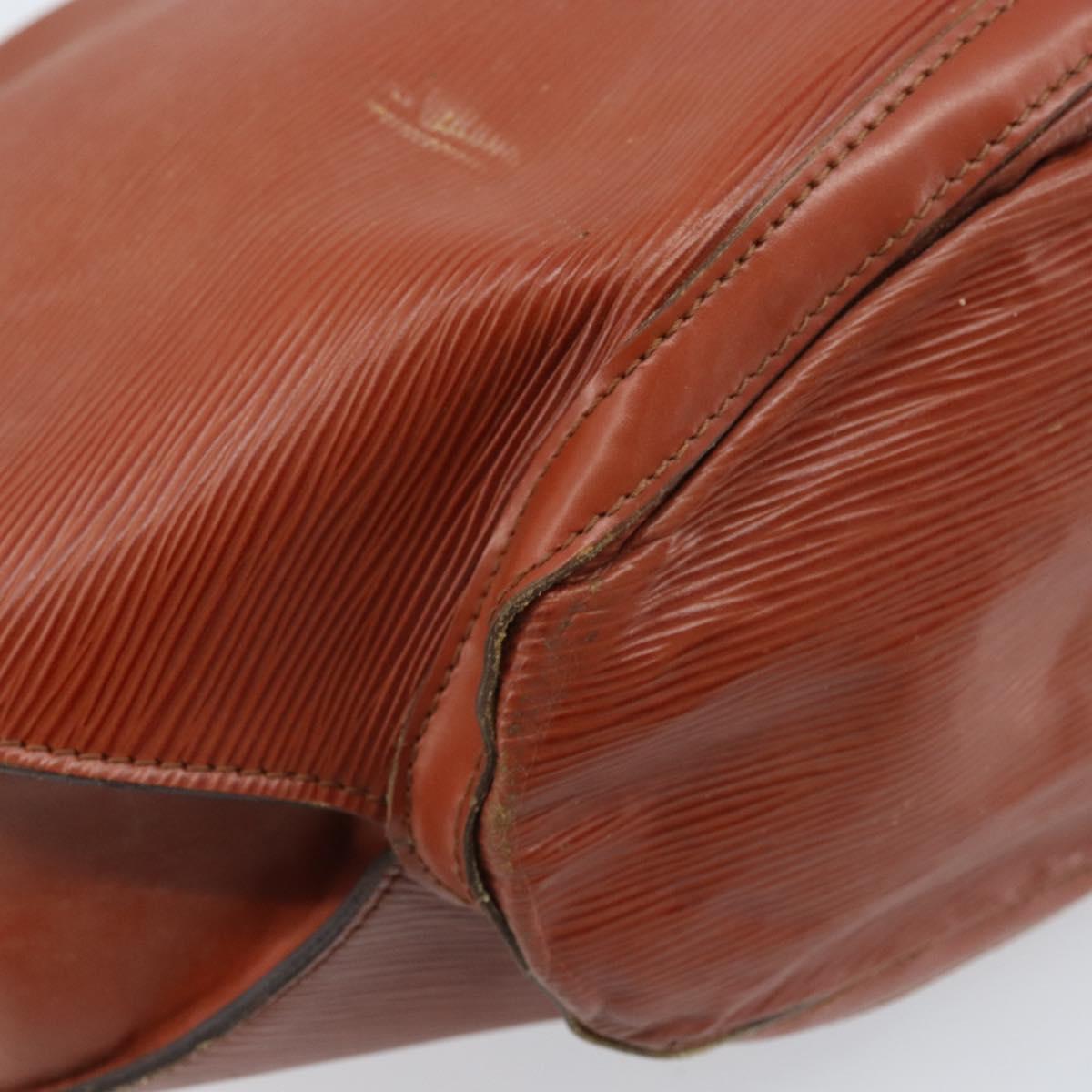 LOUIS VUITTON Epi Saint Jacques Shopping Bag Brown M52263 LV Auth 172827