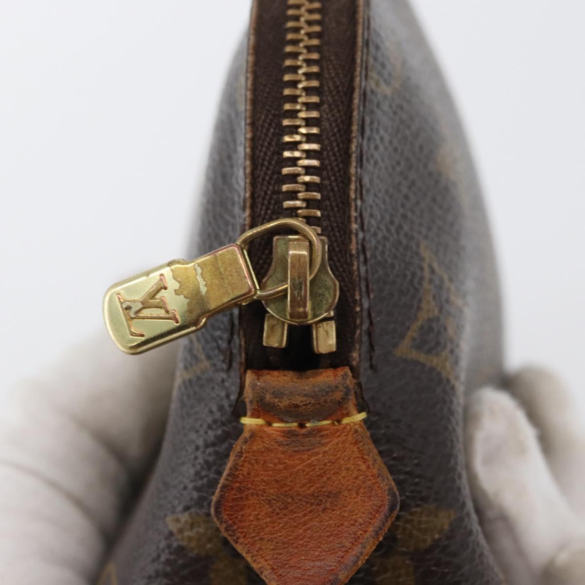 LOUIS VUITTON Monogram Pochette Cosmetic PM Pouch M43998 LV Auth 172845