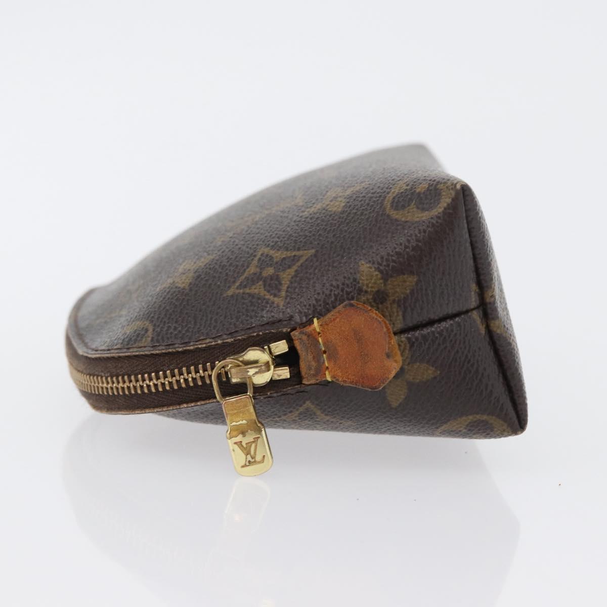 LOUIS VUITTON Monogram Pochette Cosmetic PM Pouch M43998 LV Auth 172845