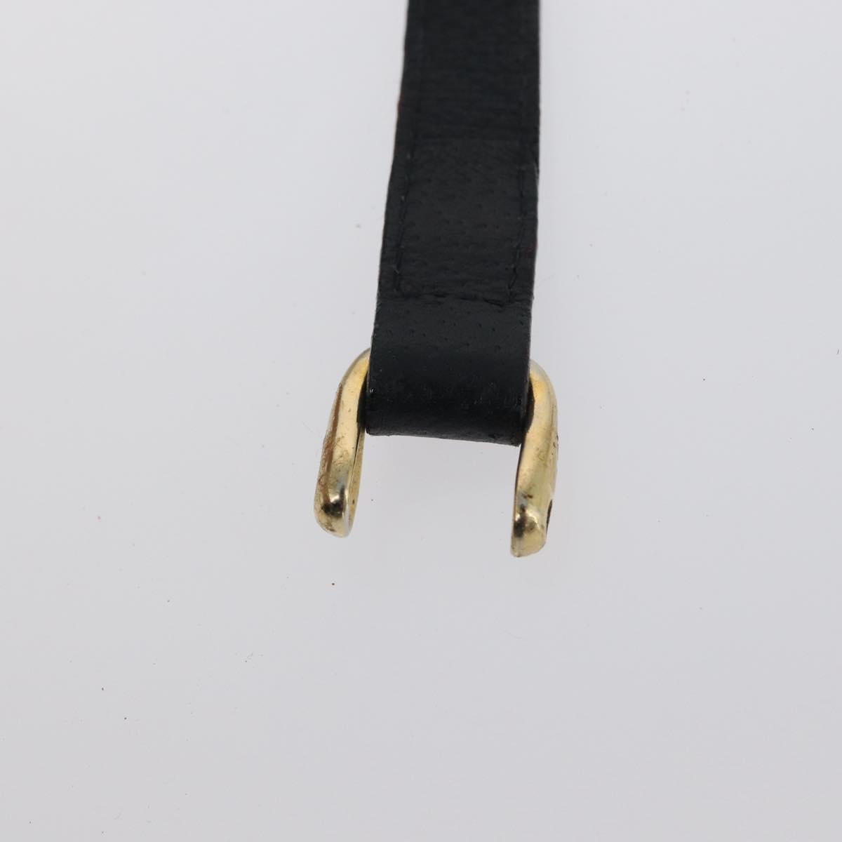 GUCCI GG Supreme Sherry Line Shoulder Bag PVC Navy Gold 001 4071 5 Auth 172858
