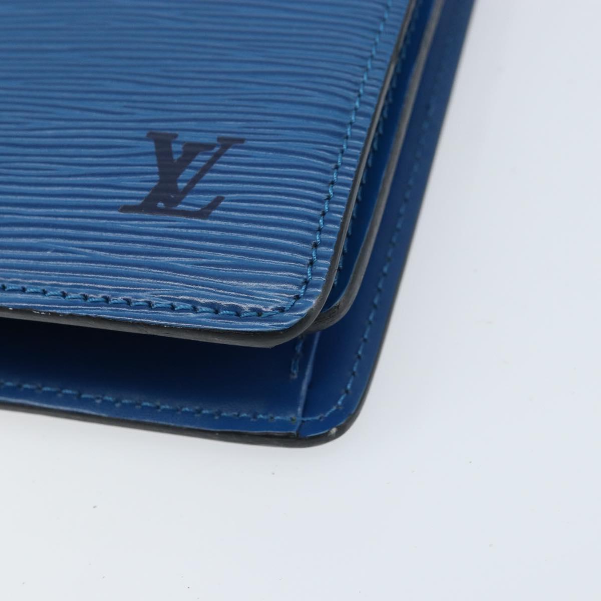 LOUIS VUITTON Epi Capuchin Shoulder Bag Blue M52345 LV Auth 172860