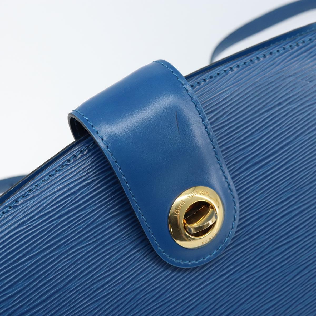 LOUIS VUITTON Epi Capuchin Shoulder Bag Blue M52345 LV Auth 172860