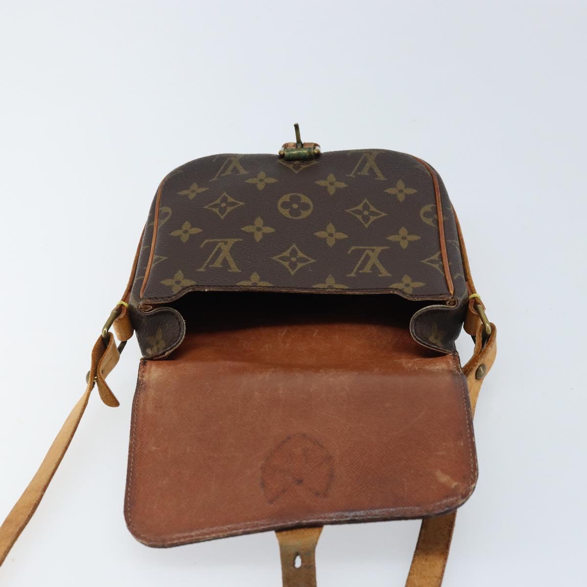 LOUIS VUITTON Monogram Cartouchiere PM Shoulder Bag M51254 LV Auth 172864