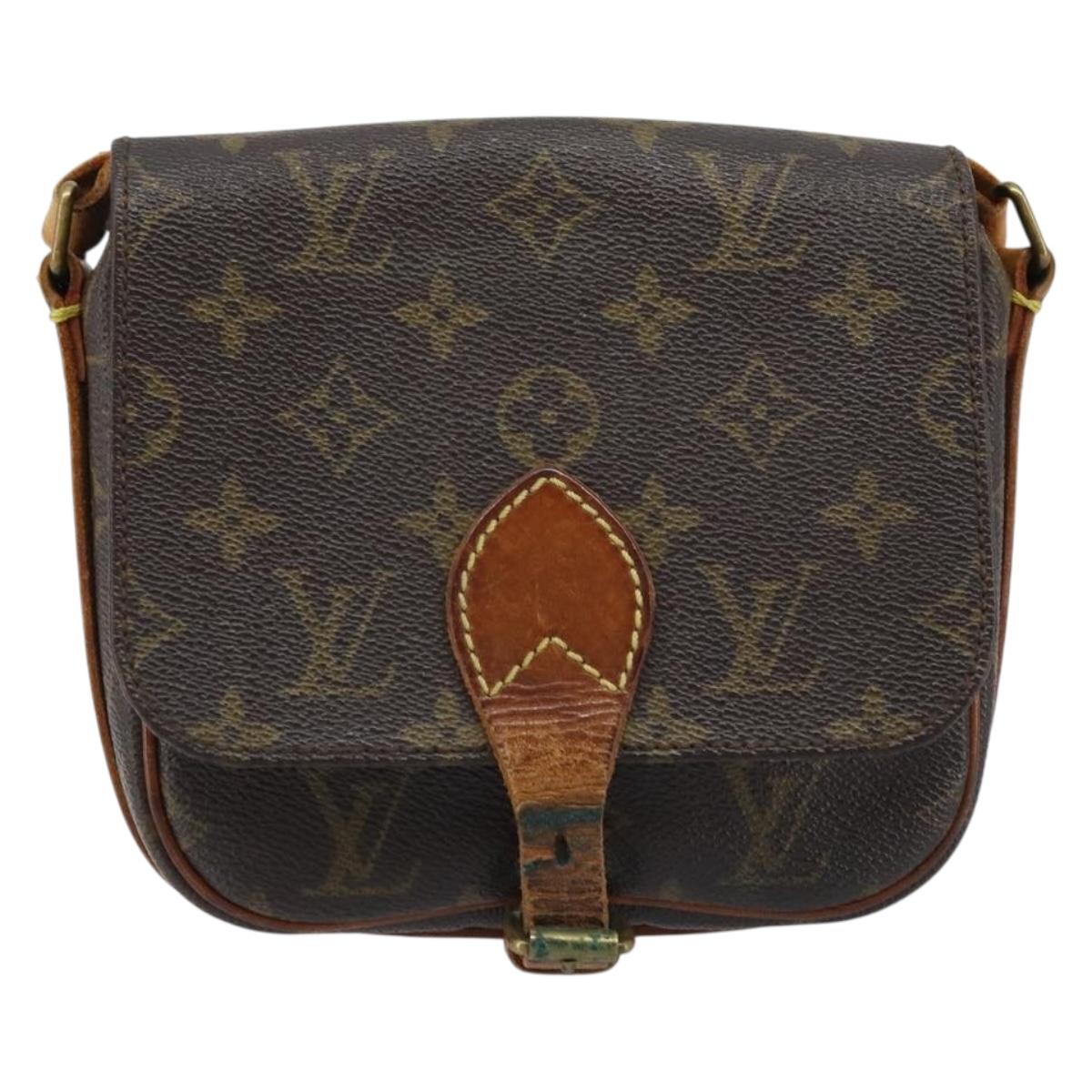 LOUIS VUITTON Monogram Cartouchiere PM Shoulder Bag M51254 LV Auth 172864