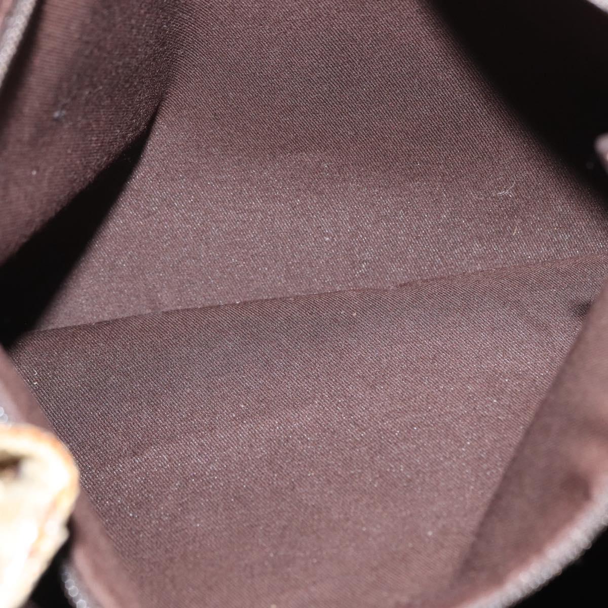 GUCCI GG Crystal Tote Bag Coated Canvas Beige Gold 211921 Auth 172867
