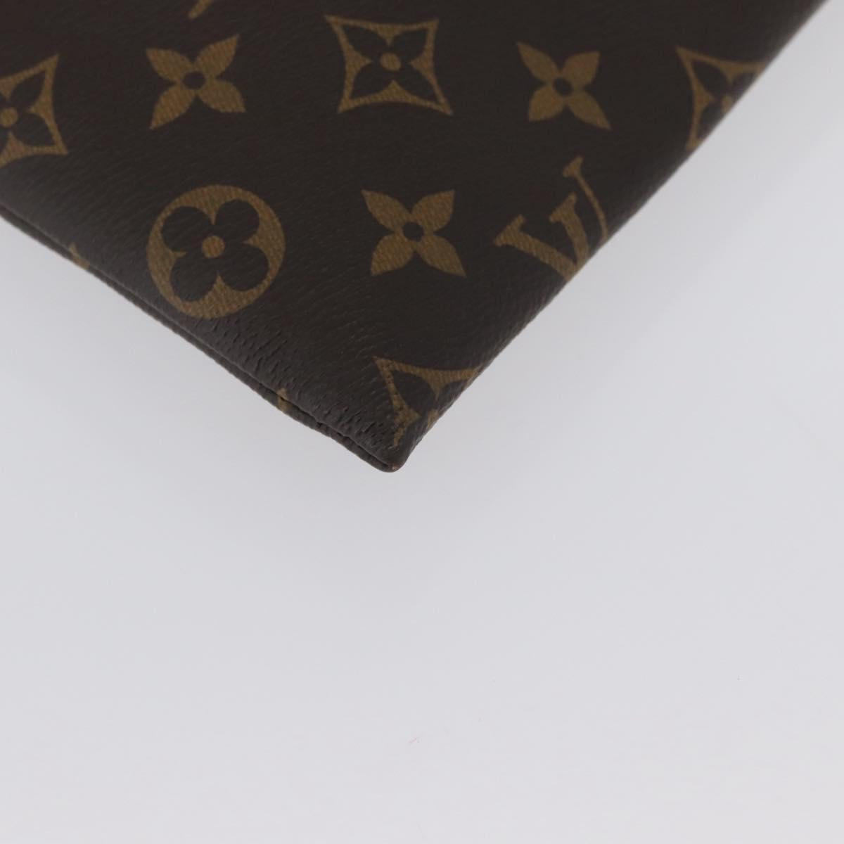 LOUIS VUITTON Monogram Pochette Apollo Clutch Bag Blue M63048 LV Auth 172871
