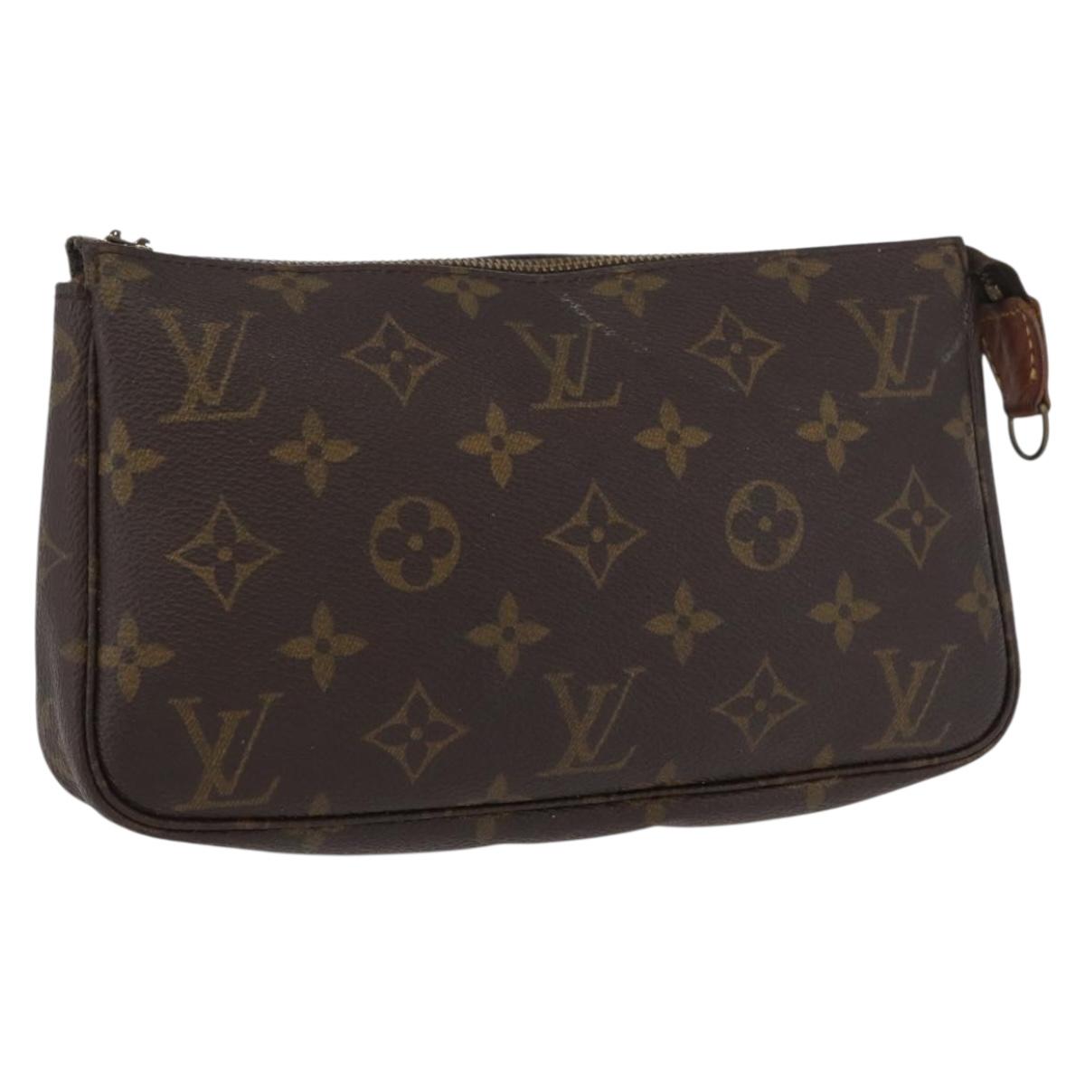 LOUIS VUITTON Monogram Pochette Accessoires Pouch M51980 LV Auth 172877