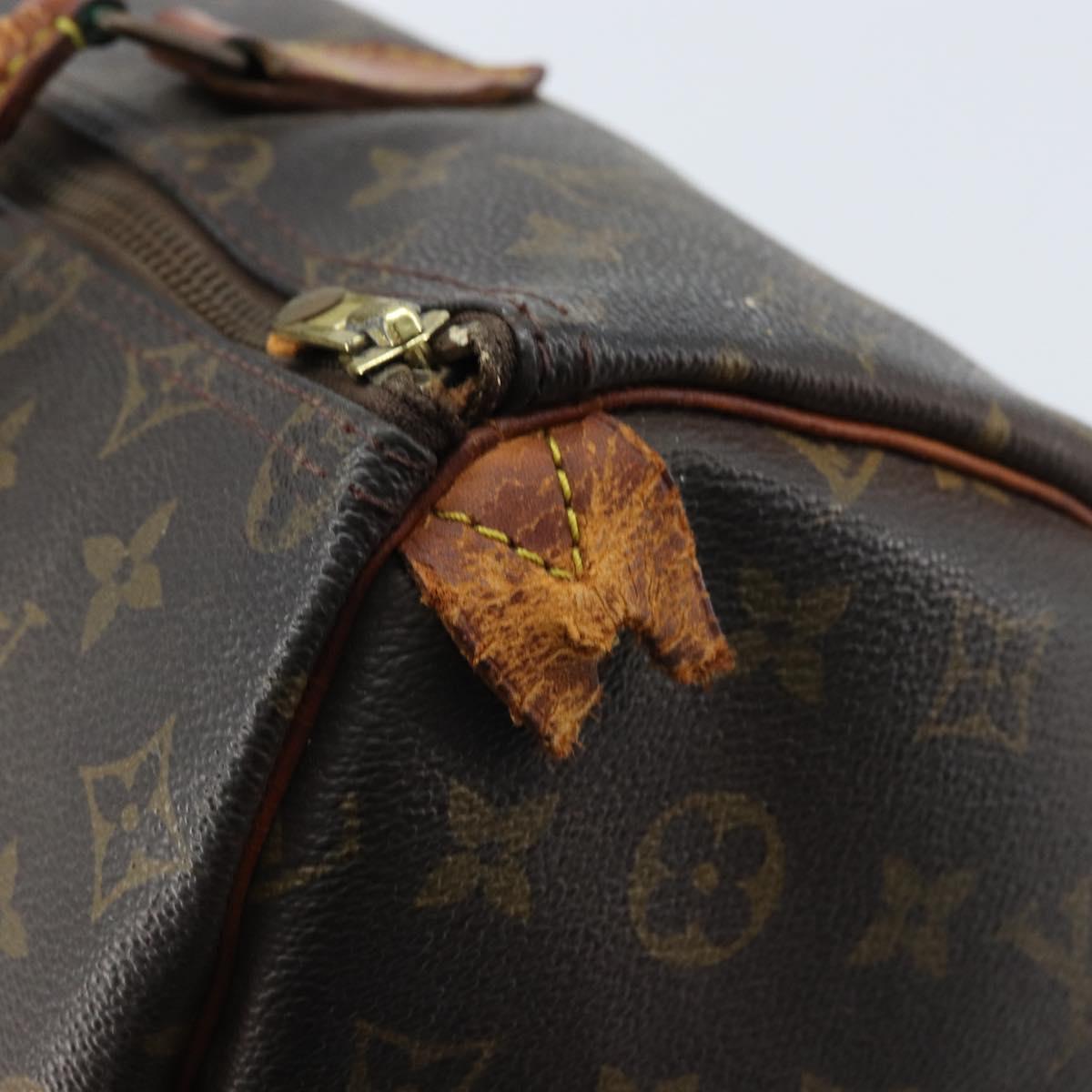 LOUIS VUITTON Monogram Speedy 35 Hand Bag M41524 LV Auth 172886
