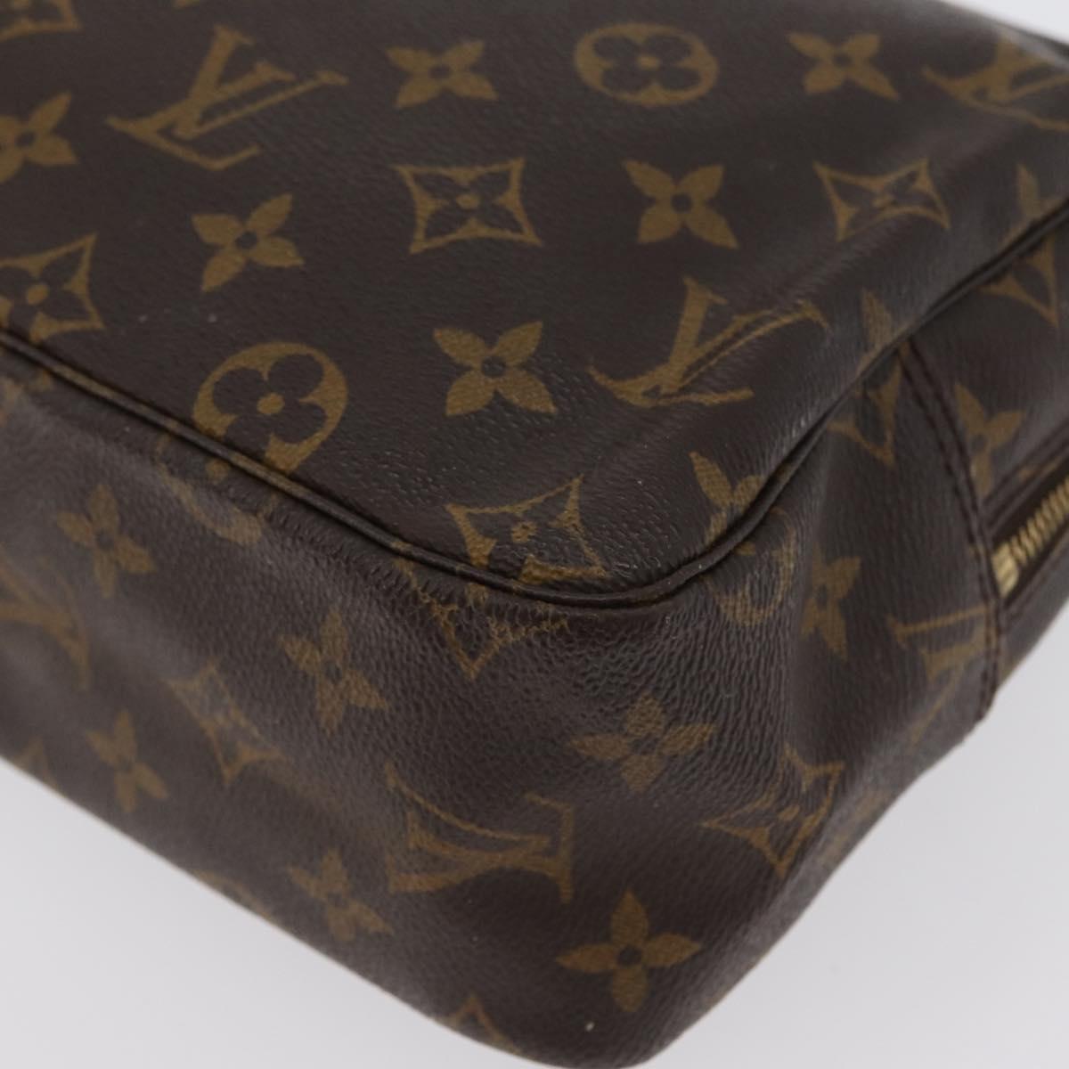 LOUIS VUITTON Monogram Trousse Toilette 28 Clutch Bag M47522 LV Auth 172887