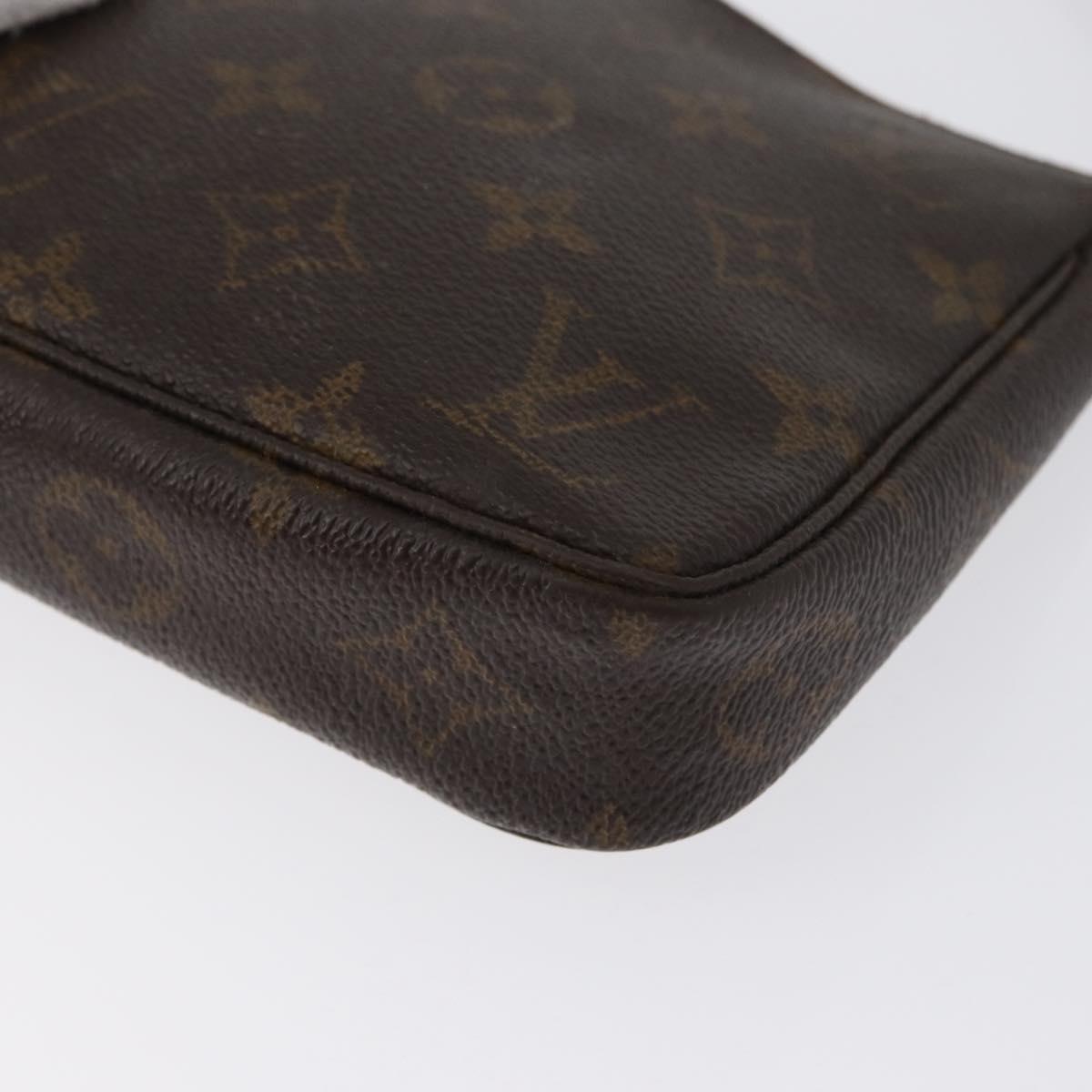 LOUIS VUITTON Monogram Pochette Accessoires Pouch M51980 LV Auth 172888