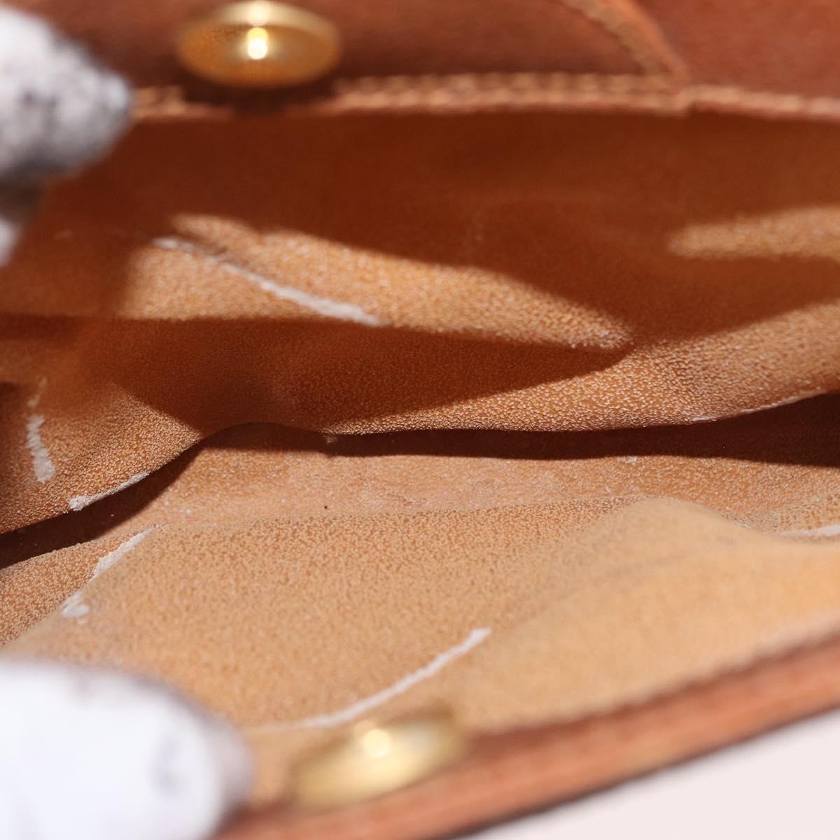 GUCCI Bamboo Hand Bag Leather Brown Gold 002 123 0260 Auth 172890