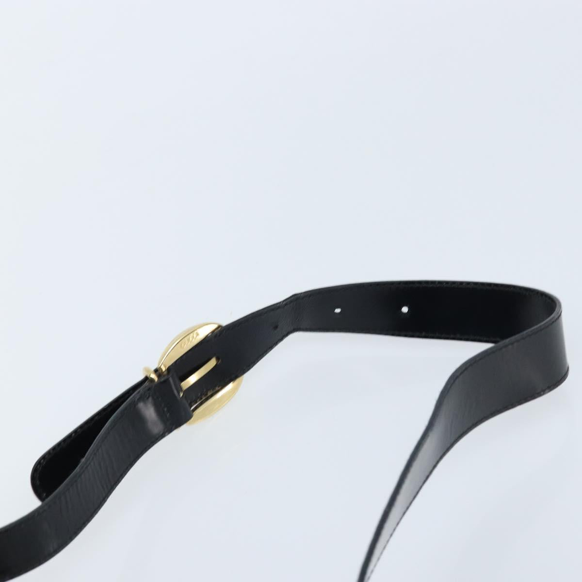 GUCCI Bamboo Body Bag Patent leather Black Gold 003 3444 0027 Auth 172896