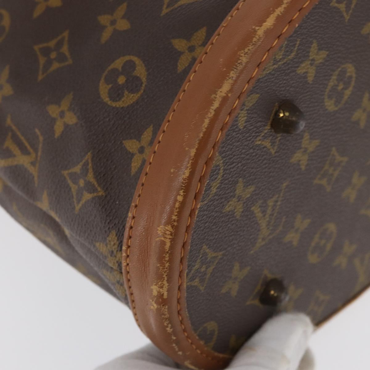 LOUIS VUITTON Monogram Bucket GM Shoulder Bag USA limited T42236 LV Auth 172916