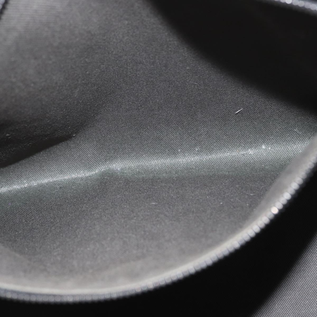 Berluti Calligraphy To Joule Tote Bag Leather Black Silver Auth 172921