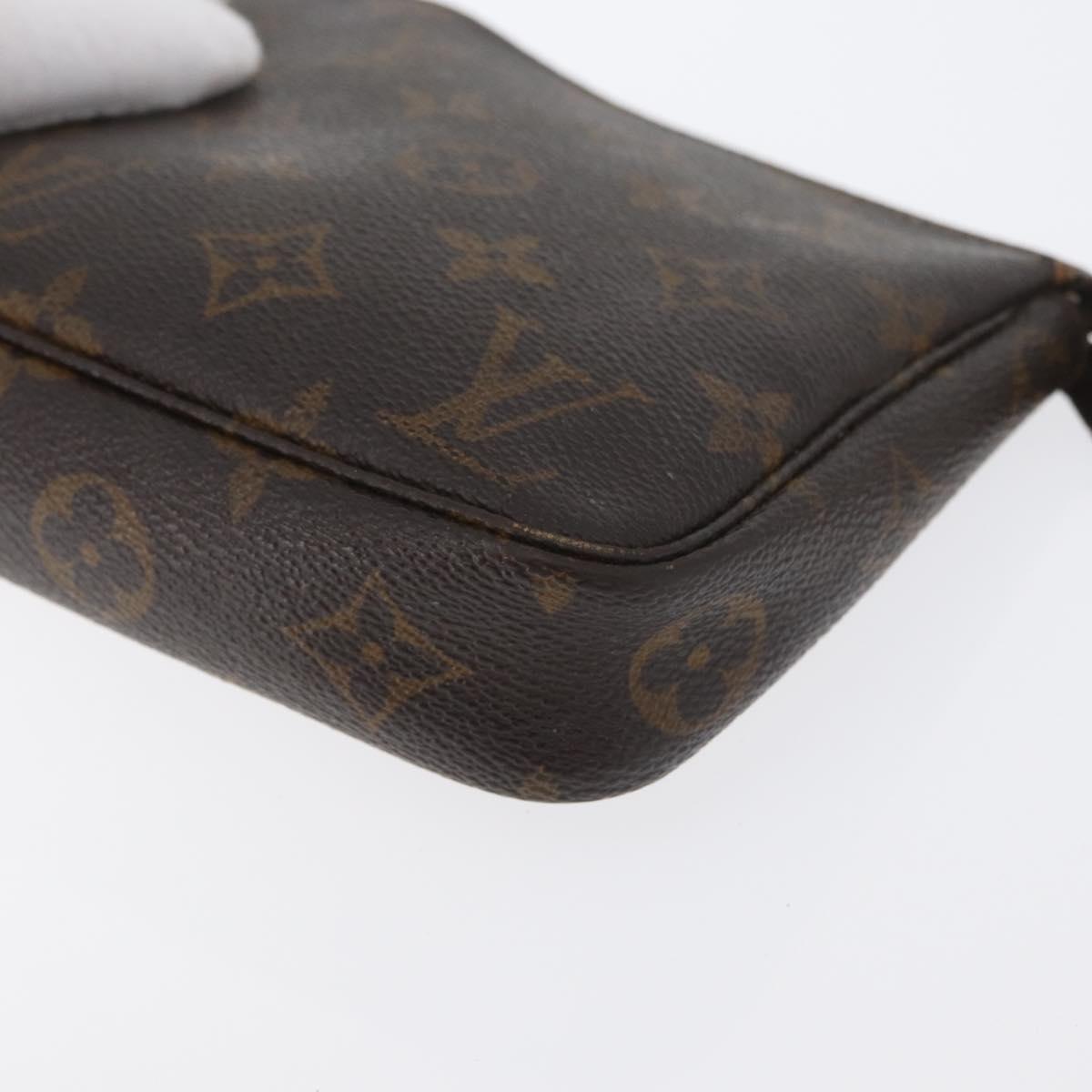 LOUIS VUITTON Monogram Pochette Accessoires Pouch M51980 LV Auth 172928
