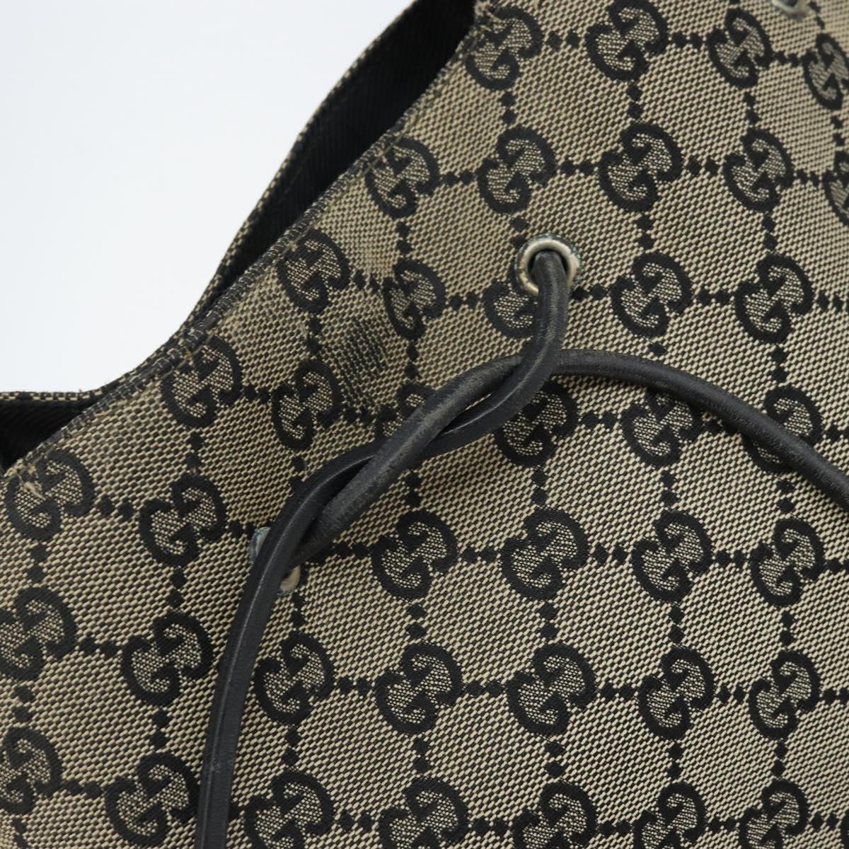 GUCCI GG Canvas Tote Bag Navy Gold 002 1053 3754 Auth 172942