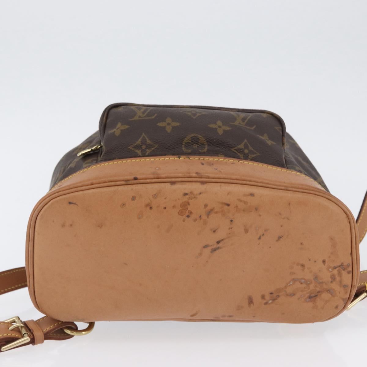 LOUIS VUITTON Monogram Montsouris MM Backpack M51136 LV Auth 172978