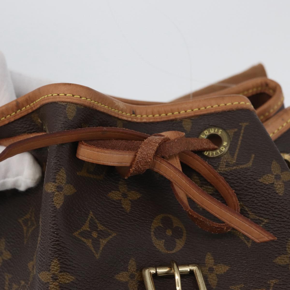 LOUIS VUITTON Monogram Montsouris MM Backpack M51136 LV Auth 172978