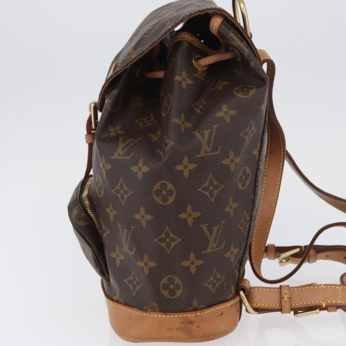 LOUIS VUITTON Monogram Montsouris MM Backpack M51136 LV Auth 172978