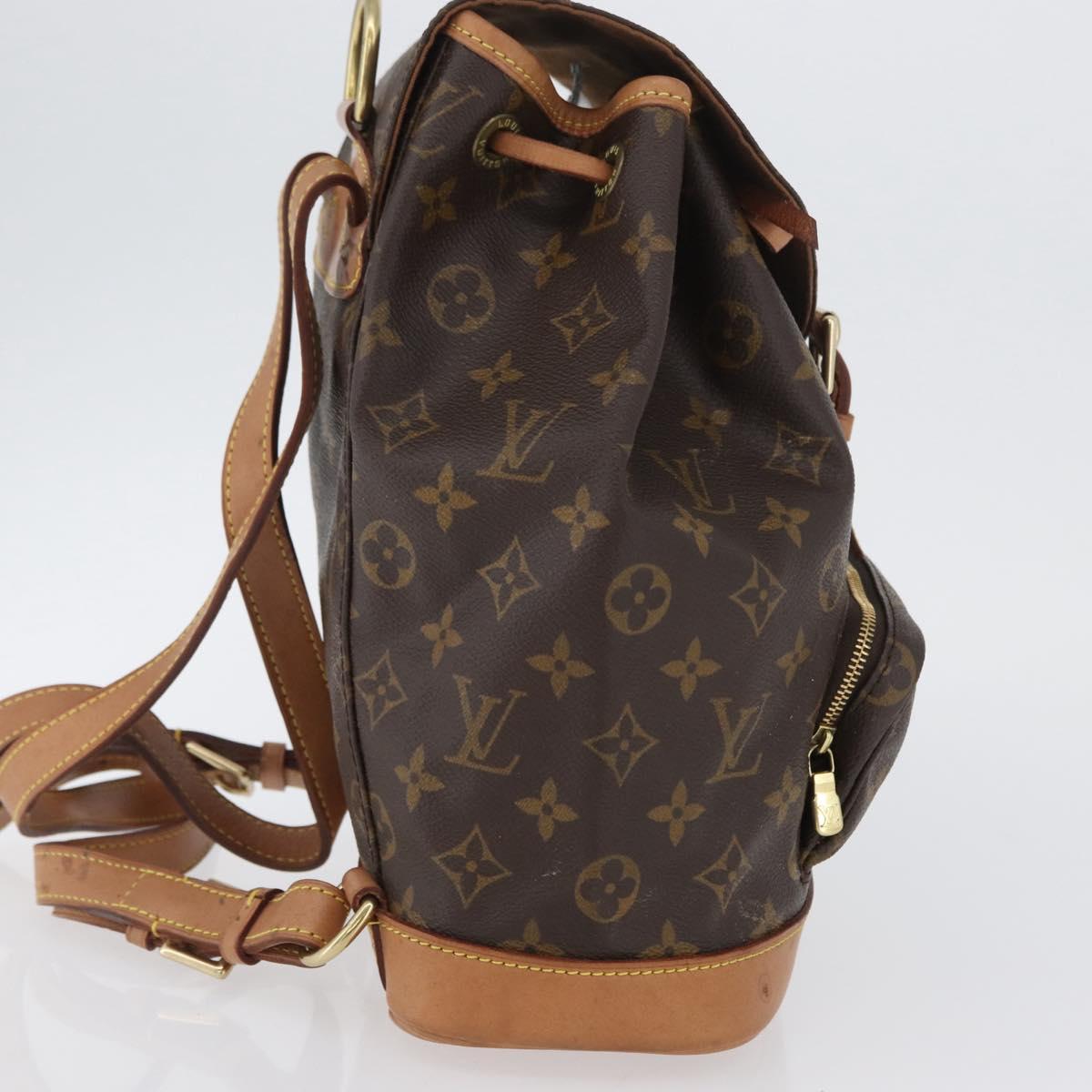 LOUIS VUITTON Monogram Montsouris MM Backpack M51136 LV Auth 172978