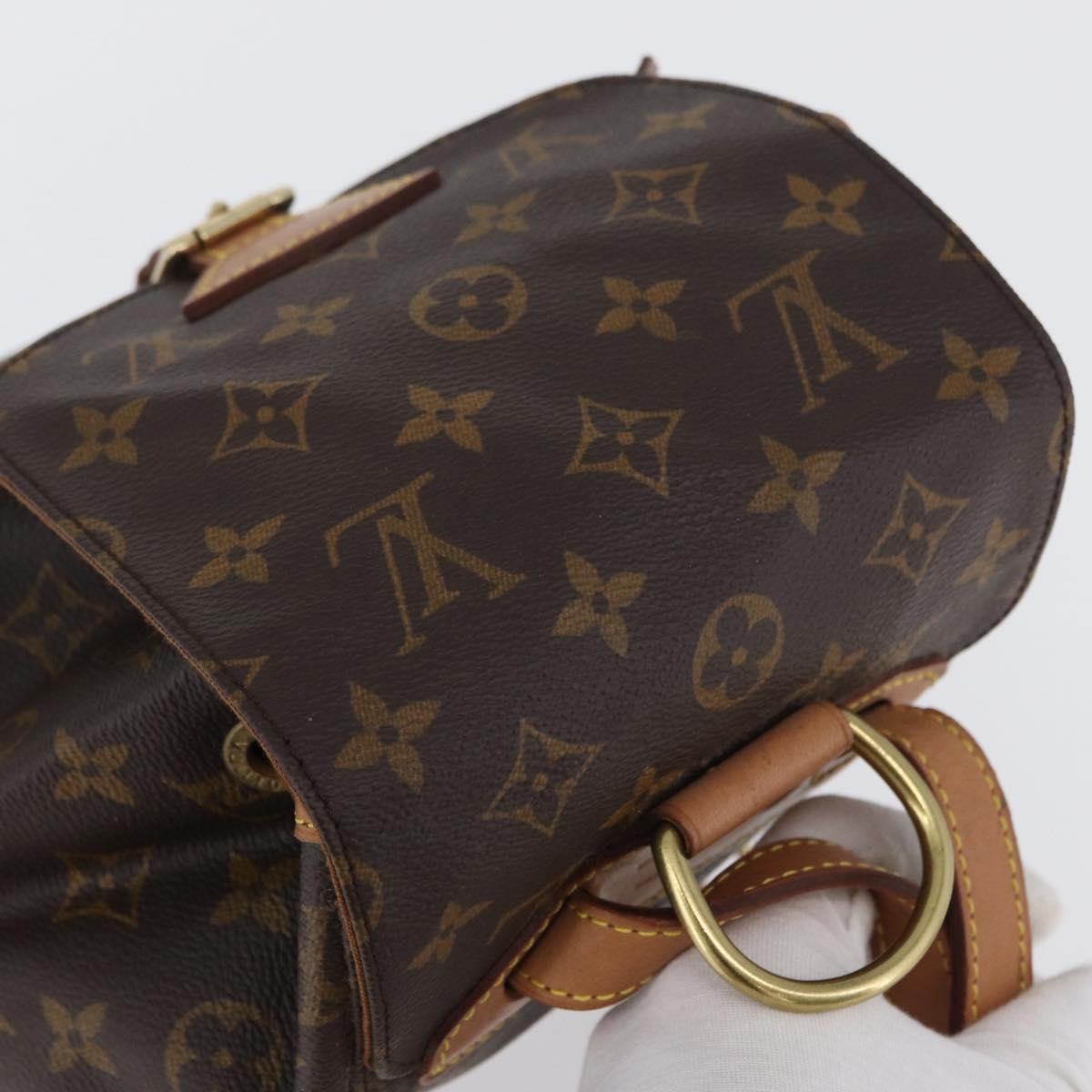 LOUIS VUITTON Monogram Montsouris MM Backpack M51136 LV Auth 172978